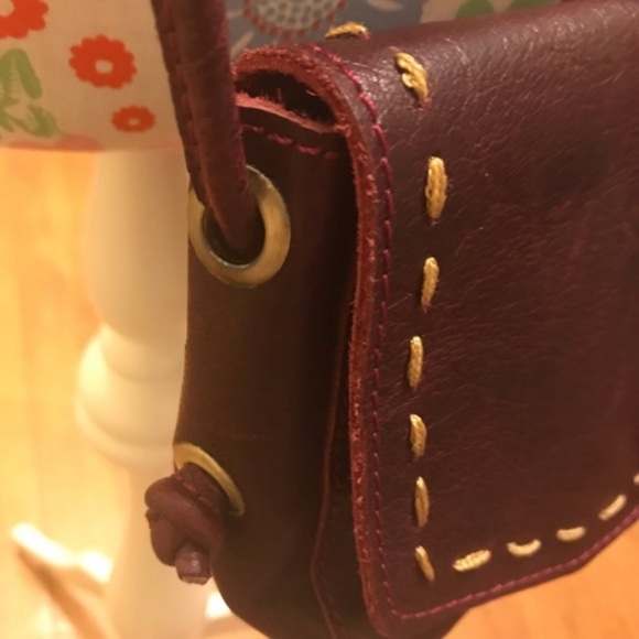 Sorpresa Leather Cross Body Vintage Bag - Picture 7 of 8